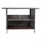 Flash Furniture Marco Indoor/Outdoor Patio Wicker Rattan Bar Counter Table w/2 Shelves, Brown LTS-0165-BR-GG - alternate 5